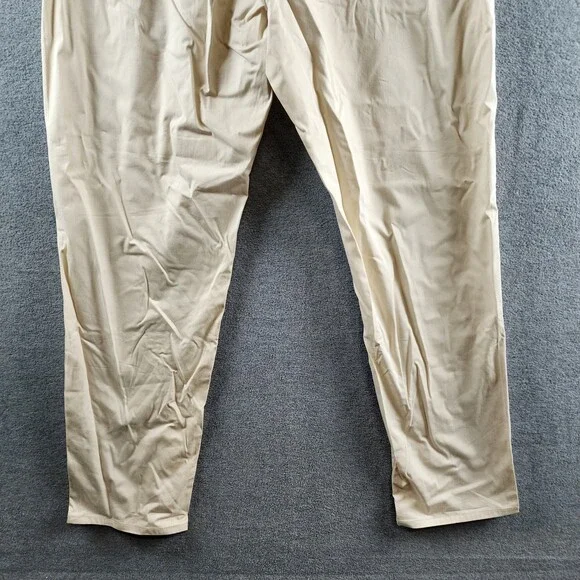 Rag & Bone Standard Chino Pants Men's 36 Sand Side Pockets Button Zip Closure